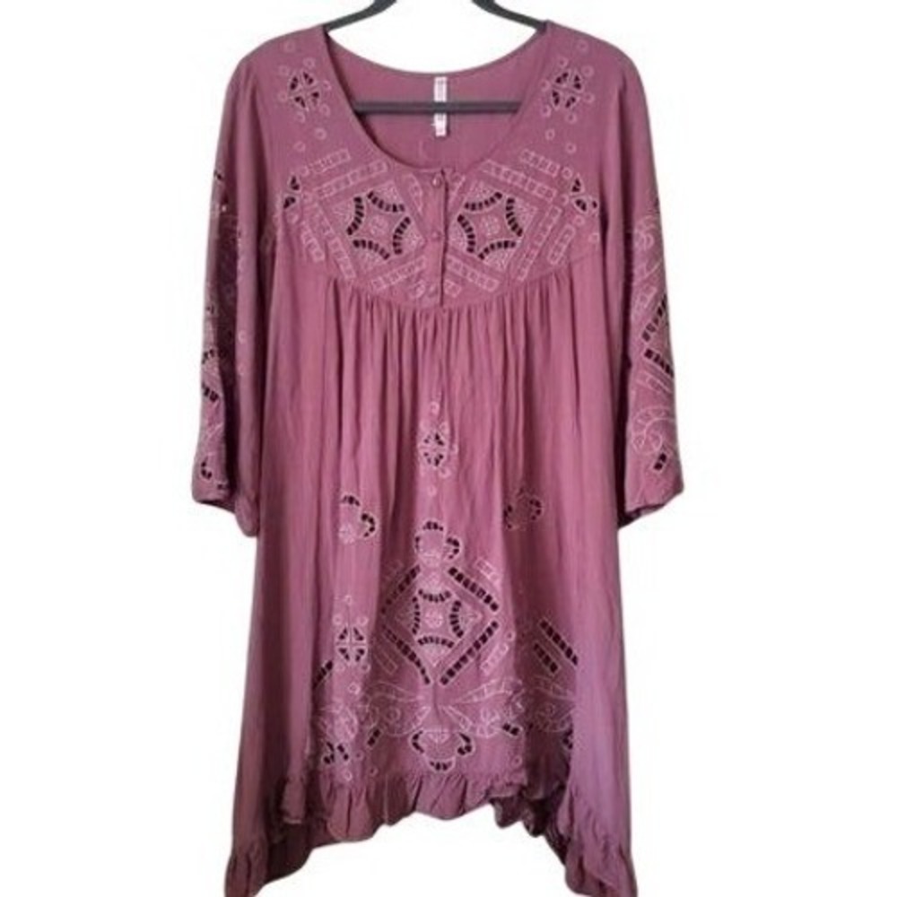 Monoreno‎ dress size M cutout floral 156